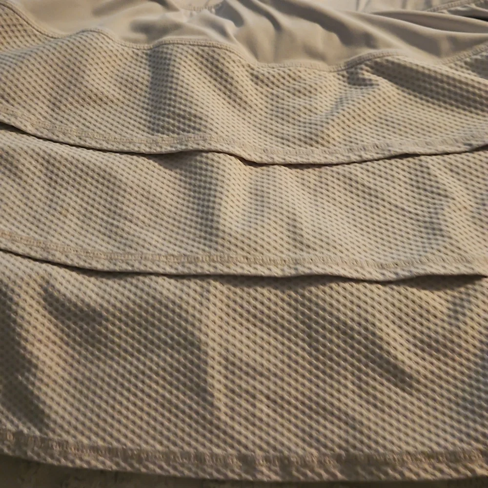 Soft Cream Ruffled Skort - Picture 4 of 4